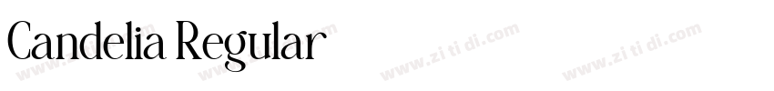 Candelia Regular字体转换 Candelia Regular字体转换
